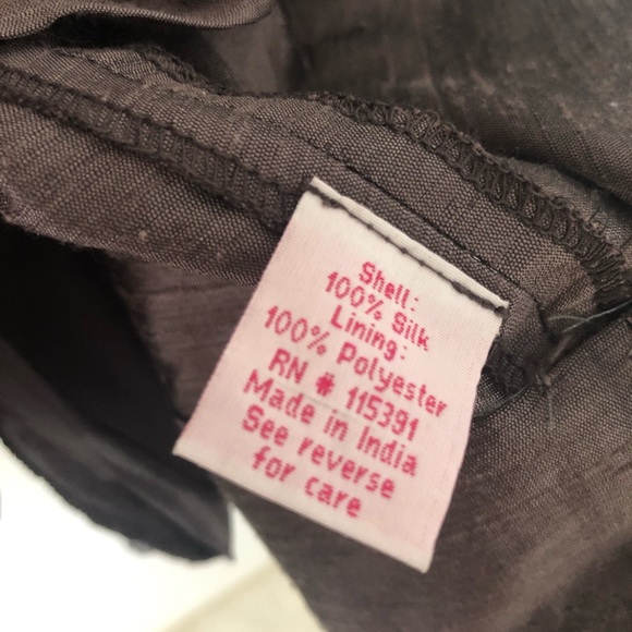 Vintage Raw Silk Anthropologie Lula Kate Dress - Picture 8 of 15